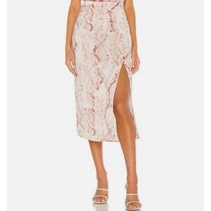 NEW Cupcakes & Cashmere Fairfax Midi Skirt Womens 8 Revolve Going Out Party
